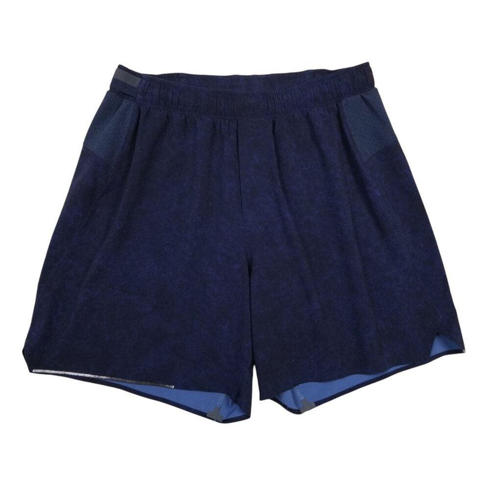 Lululemon Surge Short *Liner 6" Gravel Dust True Navy Multi Sz Medium
